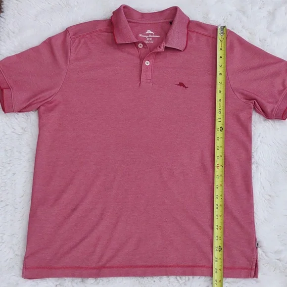 Tommy Bahama Coral Polo Shirt, Size M - Picture 11 of 17
